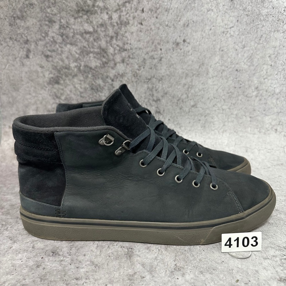 UGG Hoyt II‎ WP Sneakers Mens 10.5 Black Waterproof Leather Suede High Top Shoes
